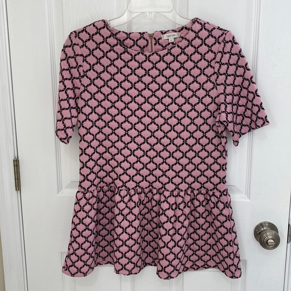 NWOT Tyler Boe Ruffle Hemmed Peplum Blouse S
